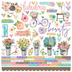 Simple Stories tarra-arkki Simple Vintage Flower Shoppe, 12