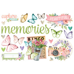 Simple Stories Page Pieces -leikekuvat, Simple Vintage Flower Shoppe
