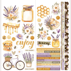 Simple Stories tarra-arkki Vintage Lavender Fields Icons, 6