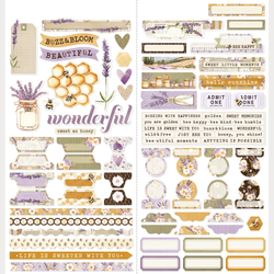 Simple Stories tarra-arkki Vintage Lavender Fields Basics, 6