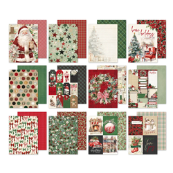 Simple Stories Vintage Old-Fashioned Christmas -paperipakkaus, 6