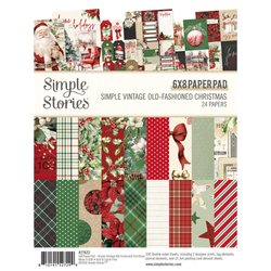 Simple Stories Vintage Old-Fashioned Christmas -paperipakkaus, 6