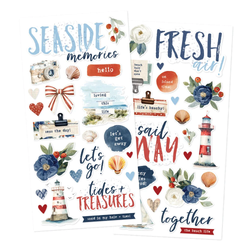 Simple Stories Foam Stickers -tarrat Vintage Sand & Sea