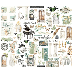 Simple Stories Vintage Timeless Harmony, Bits & Pieces, leikekuvat