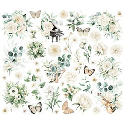 Simple Stories Vintage Timeless Harmony, Floral Bits, leikekuvat