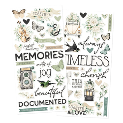 Simple Stories Foam Stickers -tarrat Vintage Timeless Harmony