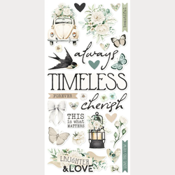 Simple Stories Foam Stickers -tarrat Vintage Timeless Harmony