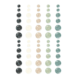 Simple Stories Glitter Enamel Dots -tarrat Vintage Timeless Harmony