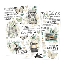 Simple Stories Rub-Ons siirtokuvat Vintage Timeless Harmony