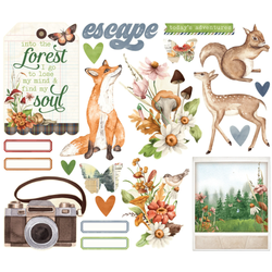 Simple Stories Vintage Woodlands, Big Bits, leikekuvat