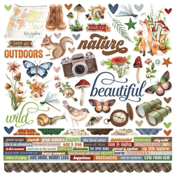Simple Stories tarra-arkki Vintage Woodlands, 12