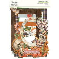 Simple Stories Vintage Woodlands Chipboard Frames -kehykset