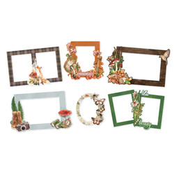 Simple Stories Vintage Woodlands Chipboard Frames -kehykset