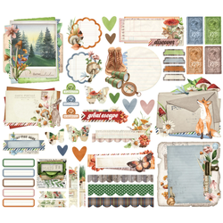 Simple Stories Vintage Woodlands, Ephemera, leikekuvat