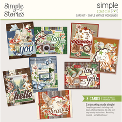 Simple Stories Vintage Woodlands Cards Kit -pakkaus