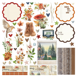 Simple Stories Vintage Woodlands Cards Kit -pakkaus