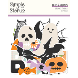Simple Stories Spooky Things, Bits & Pieces, leikekuvat