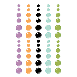 Simple Stories Glossy Enamel Dots -tarrat Spooky Things