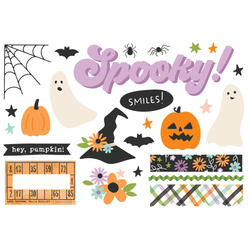 Simple Stories Page Pieces -leikekuvat, Spooky Things