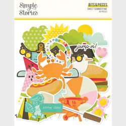 Simple Stories Sweet Summertime, Bits & Pieces, leikekuvat
