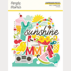 Simple Stories Sweet Summertime, Chipboard Pieces, leikekuvat