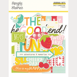 Simple Stories Sweet Summertime, Journal Bits, leikekuvat