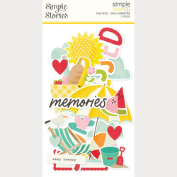 Simple Stories Page Pieces -leikekuvat, Sweet Summertime