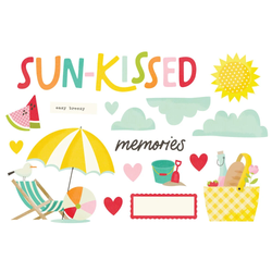 Simple Stories Page Pieces -leikekuvat, Sweet Summertime