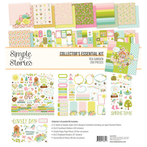 Simple Stories Tea Garden Collector's Essential Kit -setti
