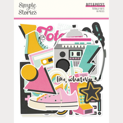 Simple Stories Totally 80's, Bits & Pieces, leikekuvat