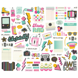 Simple Stories Totally 80's, Bits & Pieces, leikekuvat
