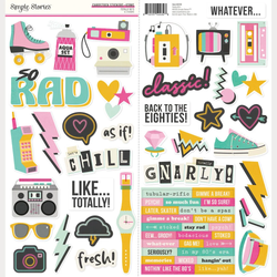 Simple Stories tarra-arkki Totally 80's Icons, 6