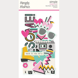 Simple Stories Page Pieces -leikekuvat, Totally 80's