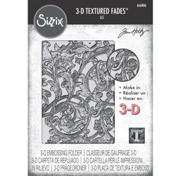 Sizzix Tim Holtz 3-D Texture Fades kohokuviointikansio Entangled Large