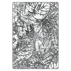 Sizzix Tim Holtz 3-D Texture Fades kohokuviointikansio Foliage Large