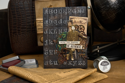 Sizzix Tim Holtz 3-D Texture Fades kohokuviointikansio Typewriter Large