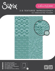 Sizzix 3D kohokuviointikansio  by Catherine Pooler, Posh Patterns