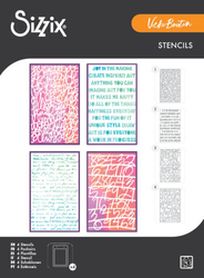 Sizzix & Vicki Boutin sapluunat Words and Numbers