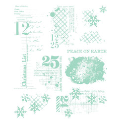 Sizzix & 49 and Market leimasin Holiday Textures
