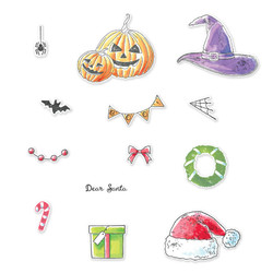 Sizzix & 49 and Market leima- ja stanssisetti Holiday Drop
