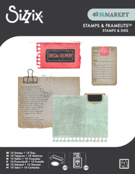 Sizzix & 49 and Market leimasin- ja stanssisetti Creative Combos