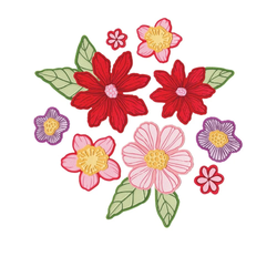 Sizzix Framelits leimasin- ja stanssisetti by Vicki Boutin, Floral Layers