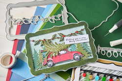 Sizzix & 49 and Market leimasin- ja stanssisetti Journey Home