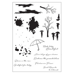 Sizzix leima- ja stanssisetti Rainy Day Feeling