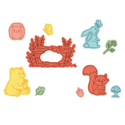 Sizzix Framelits leimasin- ja stanssisetti Forest Friends
