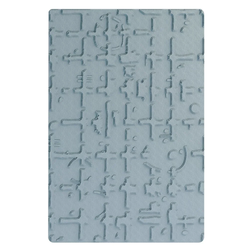 Sizzix 3D Textured Impressions kohokuviointikansio Grid Graph