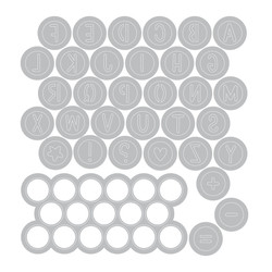 Sizzix & Letters by Shells stanssi Alphabet Beads