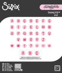 Sizzix & Letters by Shells stanssi Alphabet Beads