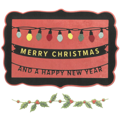 Sizzix & 49 and Market stanssi Snap & Swap, Merry Christmas