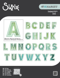Sizzix & 49 and Market stanssi This Or That Alphabet